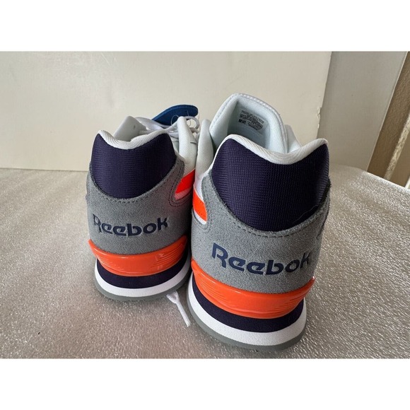 Mens Reebok Classic Harman Run Sneakers Shoes Retro Neon Fluorescent Orange 10.5 - Picture 4 of 7